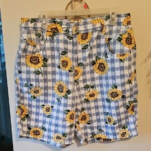 Cactus Sunflower Shorts